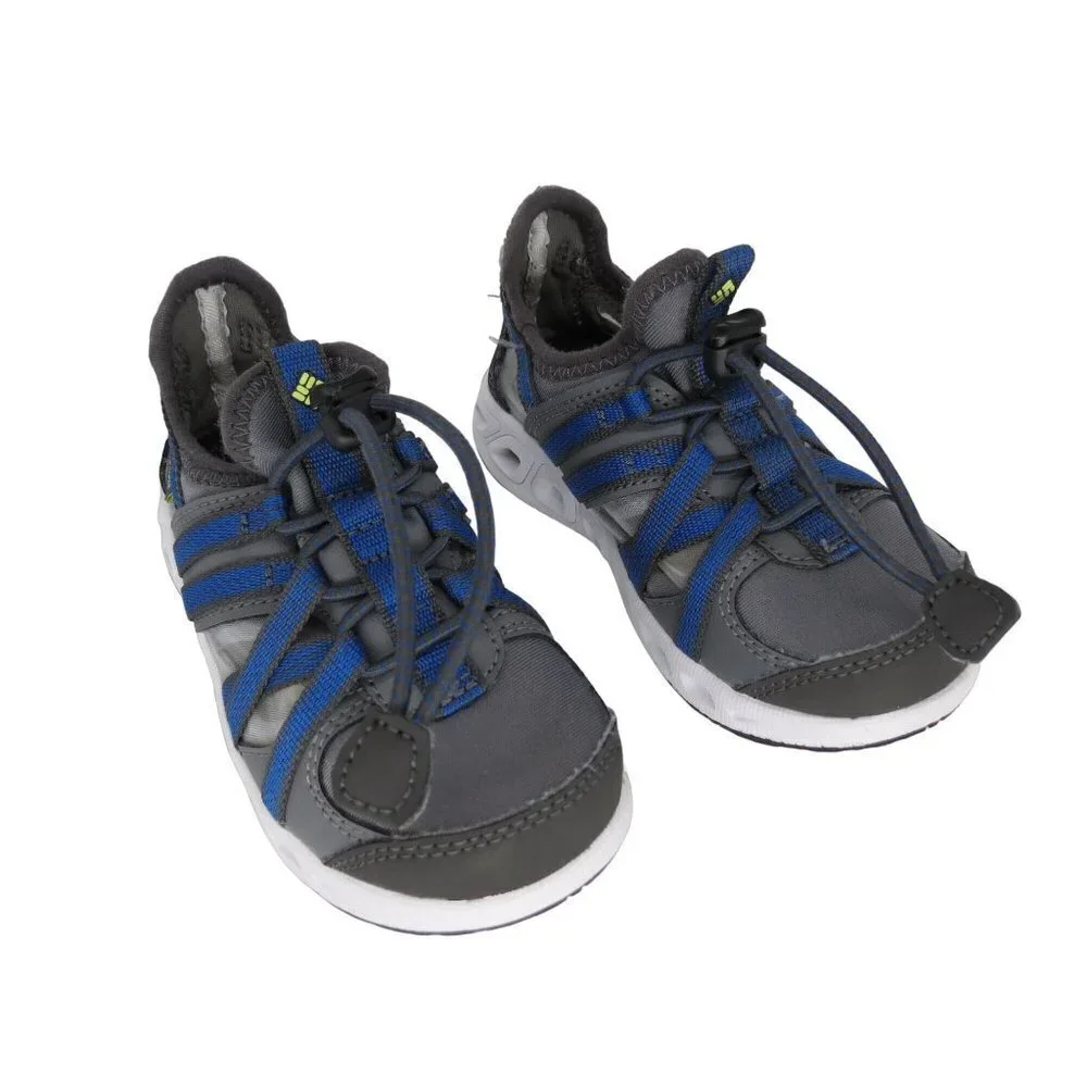 COLUMBIA Kids' Blue Gray Okolona Water Sneakers Hiking Sandals Youth Size 8